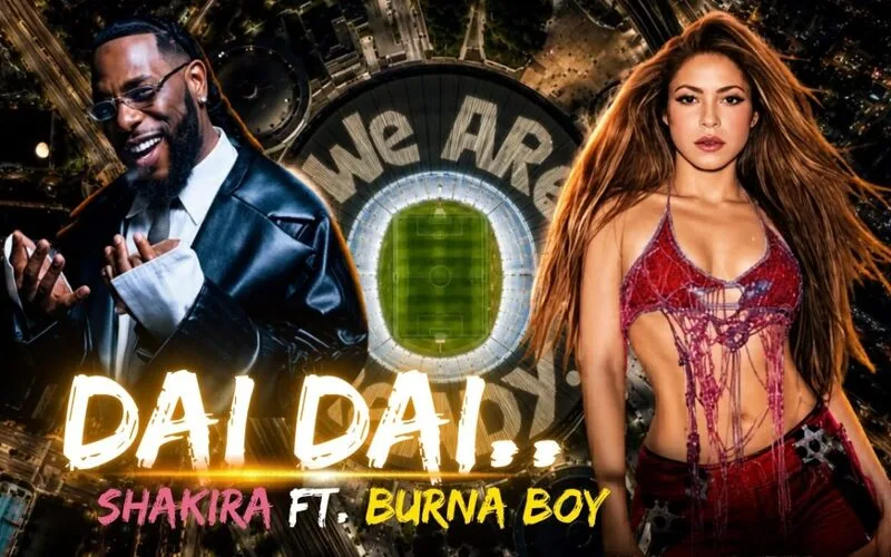 Sự kết hợp giữa Shakira và Burna Boy tạo điểm nhấn âm nhạc cho World Cup 2026 Sự kết hợp giữa Shakira và Burna Boy tạo điểm nhấn âm nhạc cho World Cup 2026